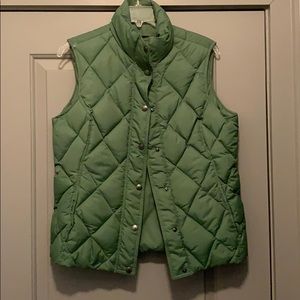 Green Puffy Vest